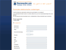 Tablet Screenshot of eclaim.deurwaarder.com